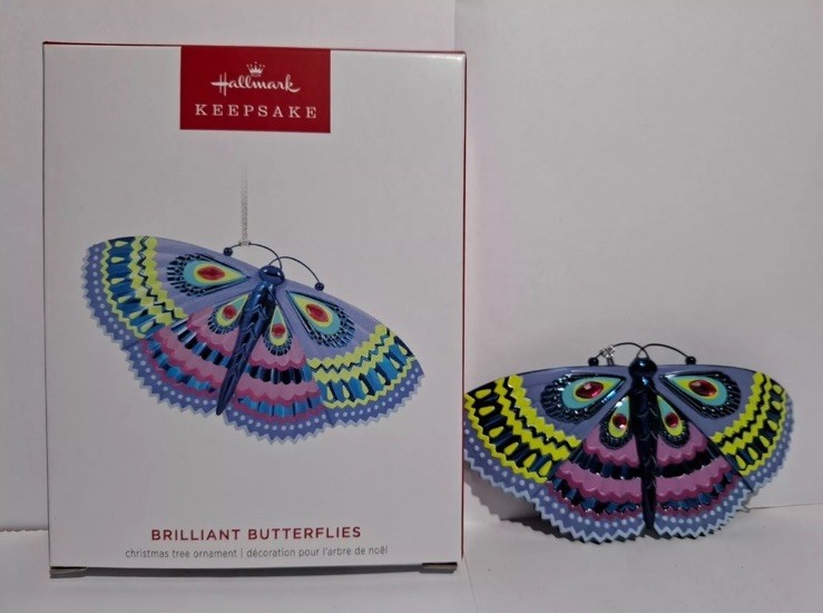 2024 Hallmark Brilliant Butterflies Ornament QXR8091 - 8th in Series