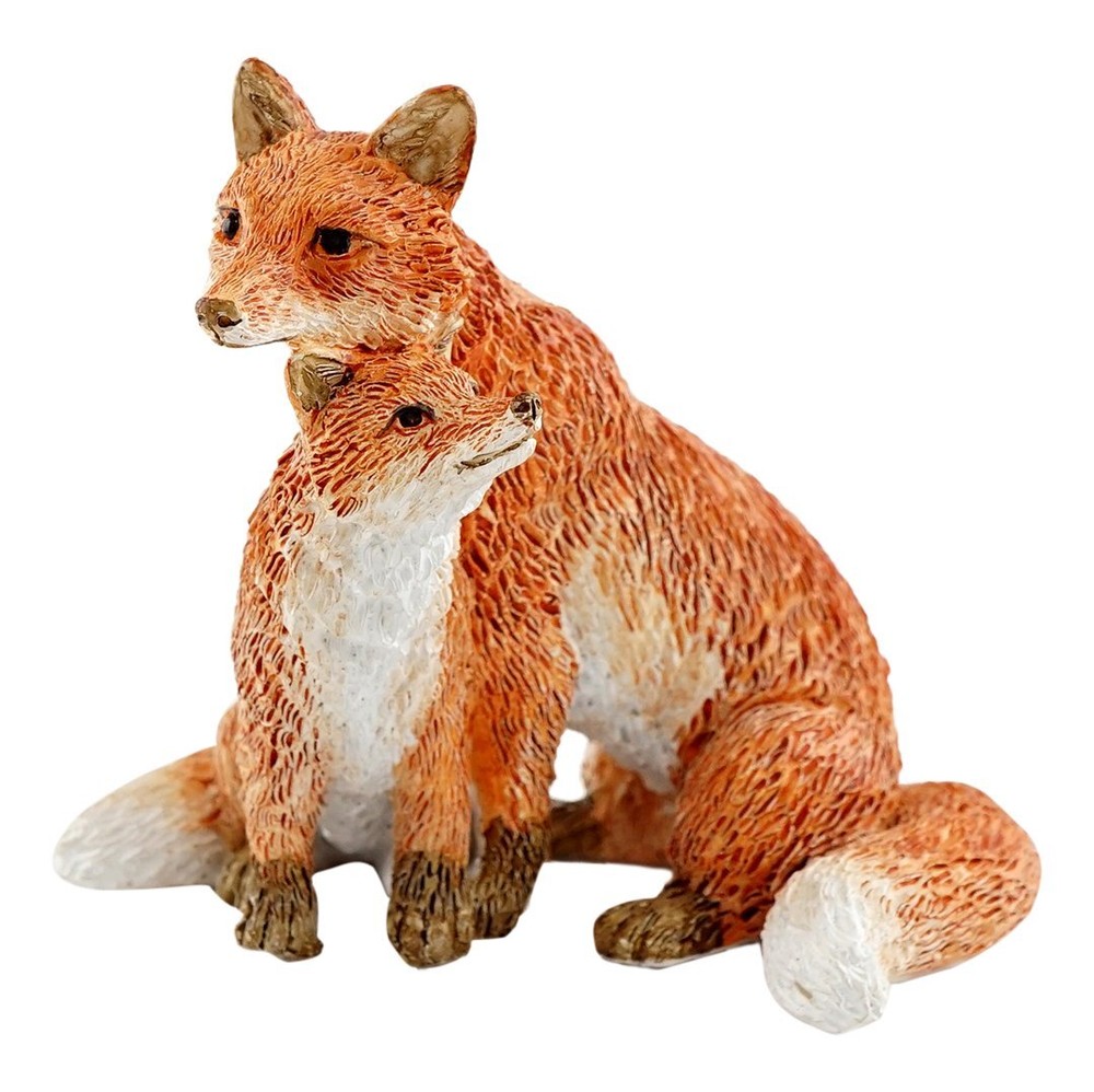 Top Collection Miniature Fairy Garden and Terrarium Mama Fox with Baby Statue...