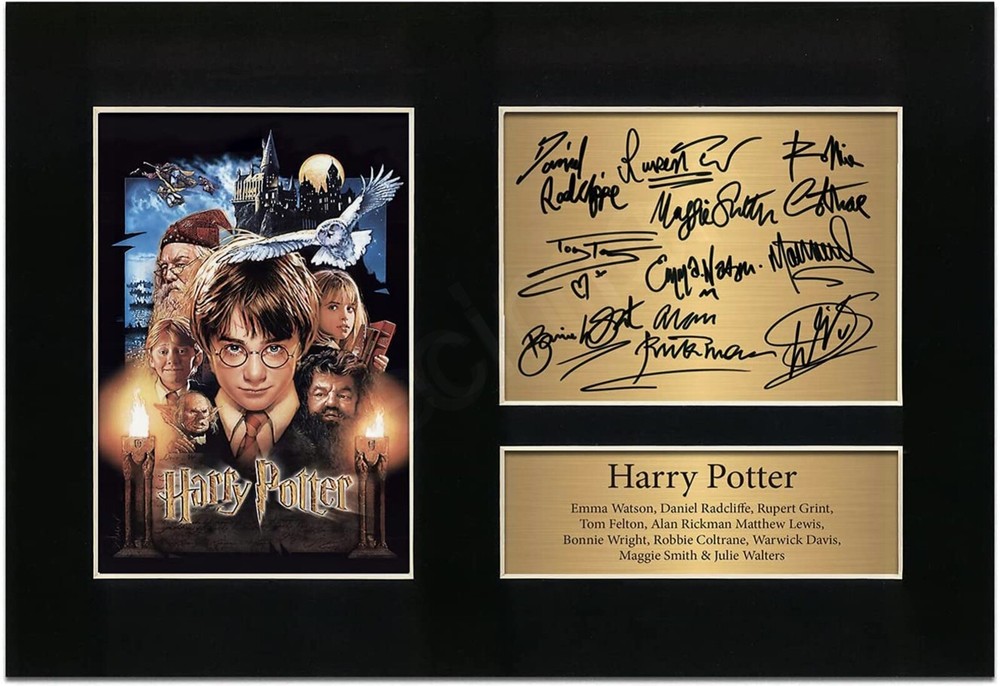 Daniel Radcliffe Signed Harry Potter Limited Edition Memorabilia Art Print Gift