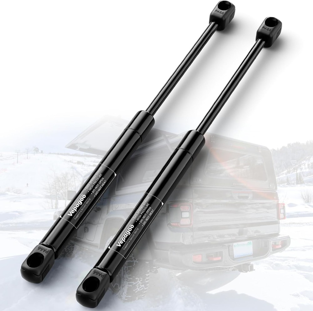 Vepagoo C16-21702 15-Inch 40Lb 180N Gas Struts Spring Black Lift Supports