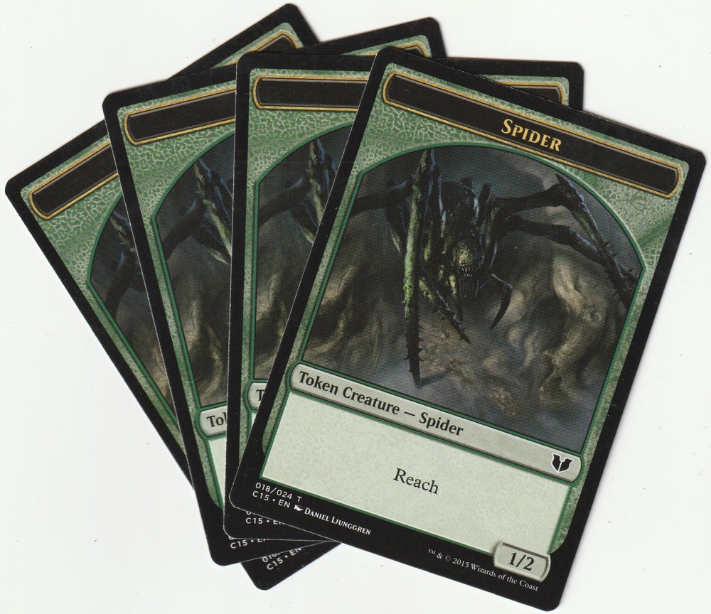 Magic The Gathering SPIDER/WOLF Double Split Card Playset C15 EN 2015 MTG