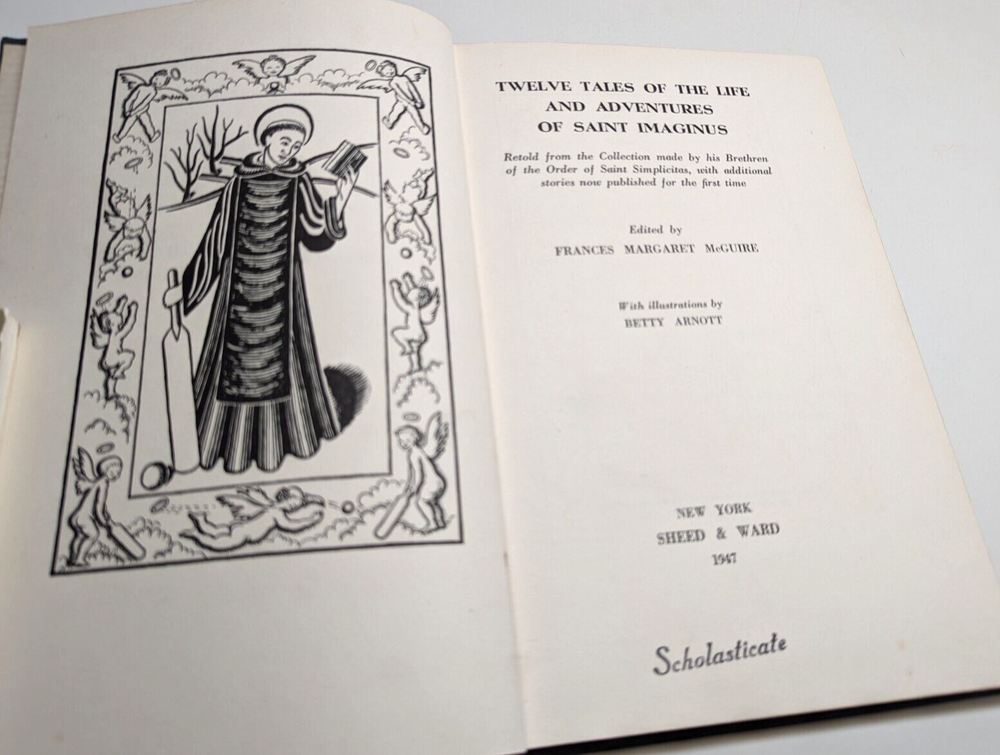 Rare Scholastic Reader Twelve Tales of the Life and Adventures of Saint Imaginus