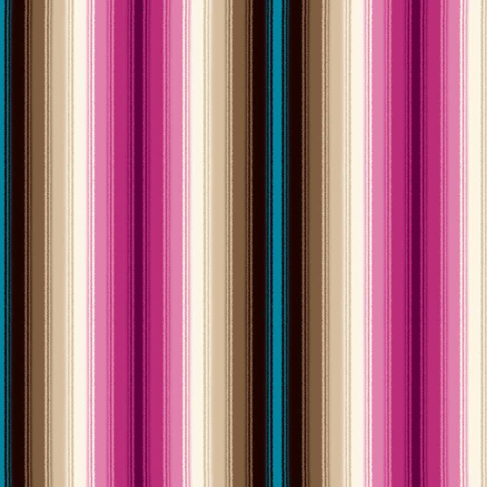 Printed DTY 92% Polyester 8% Spandex Double Sided Brushed Fabric in Brown Pink Teal 10 Yards