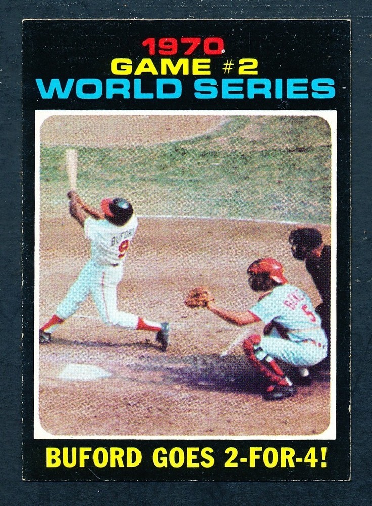 1971 Topps Baseball #328 World Series Game 2 NRMT+ Mint Vintage Card