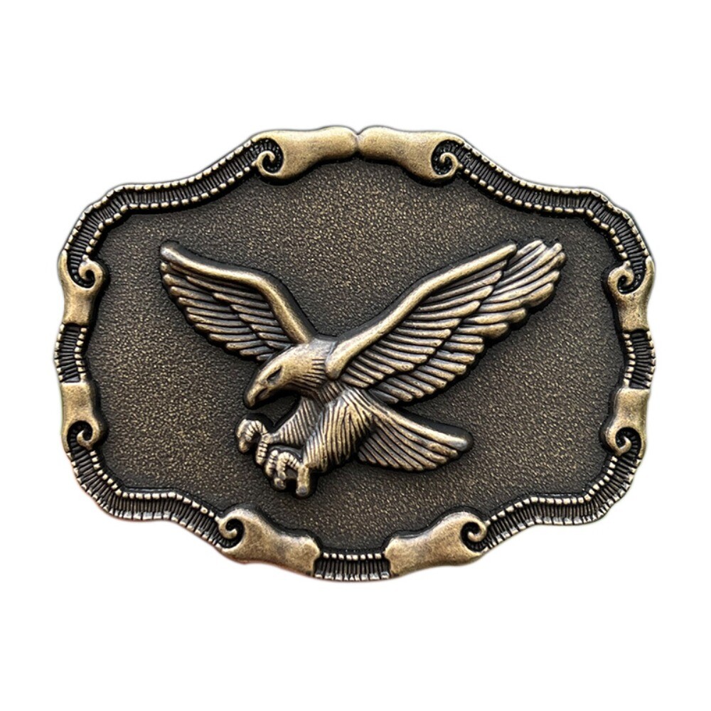Western Belt Buckle for Men & Women Cowboy Rodeo Vintage Style Wear Flying Eagle