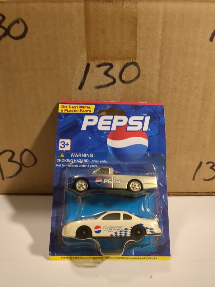 Pepsi Pick Up Truck Car 1990s Golden Wheel Vintage Diecast Vehicle
