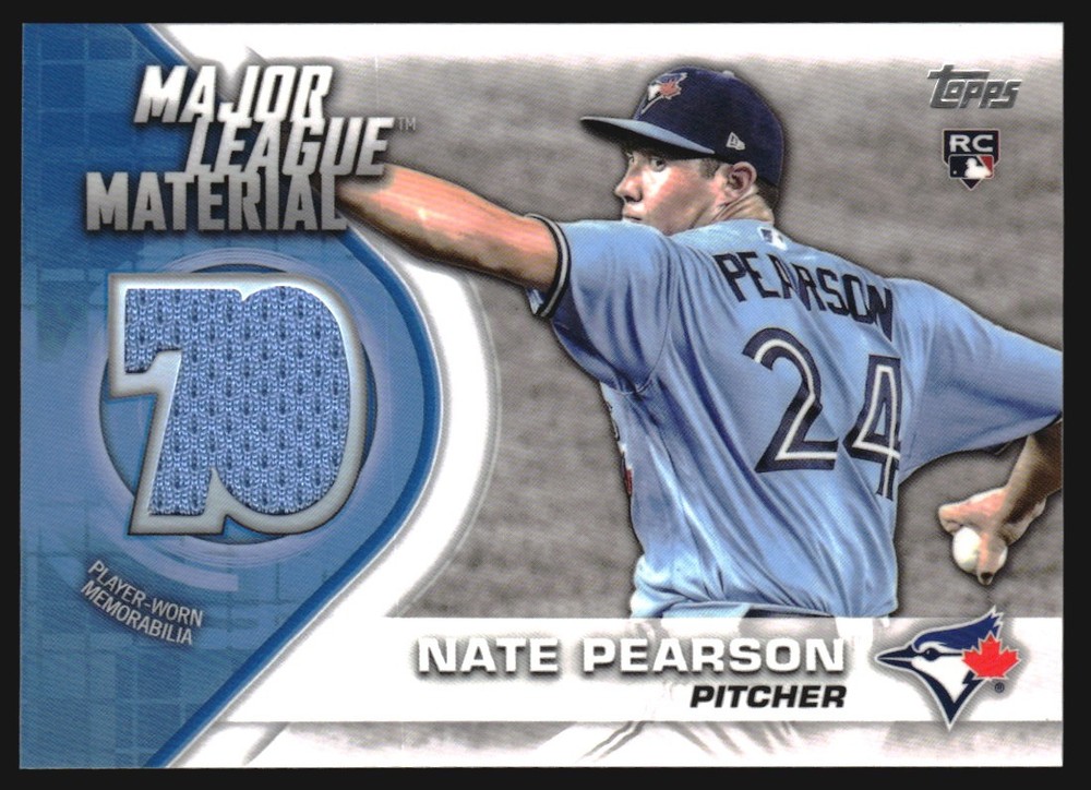 2021 Topps Update Major League Materials #MLMNP Nate Pearson