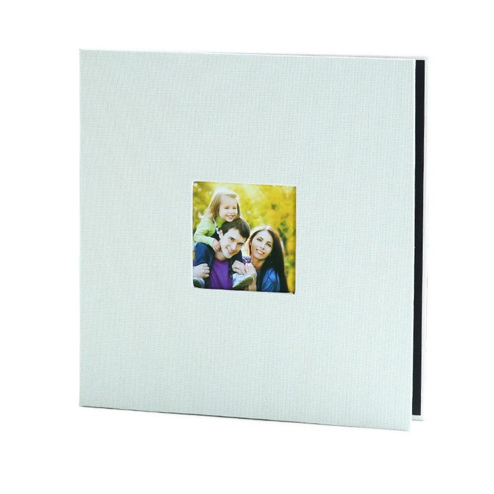 Photo Album Minimalist Design Collective Diy Family Handmade Stamp Album A White