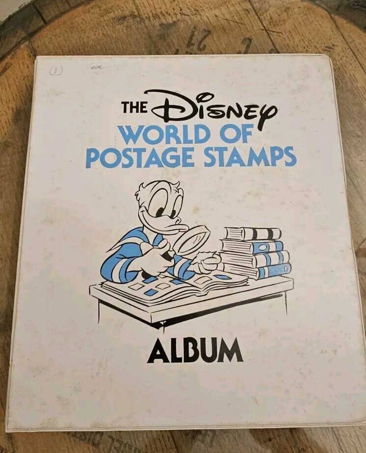 1980 The Disney World Of Postage Stamps Album 19 out of 46 Pages Complete Nice!