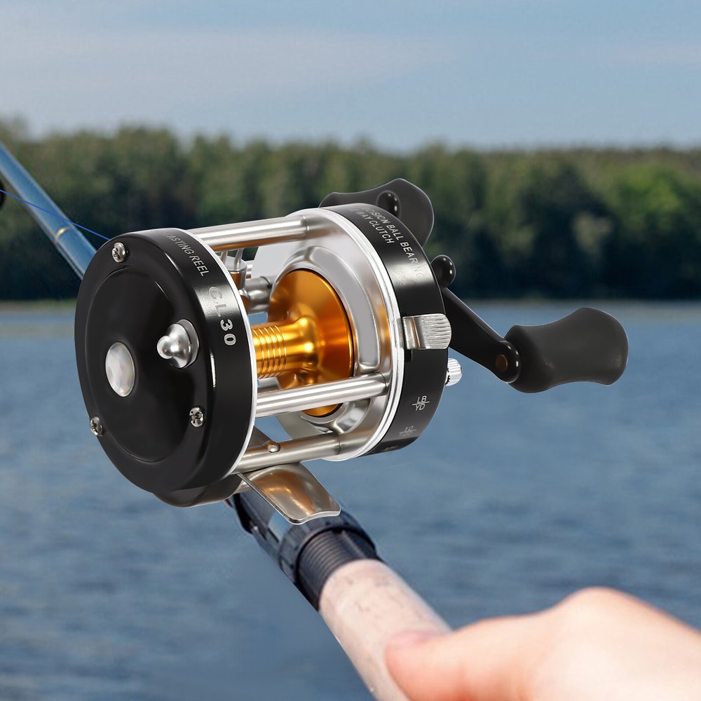 Round Baitcasting Reel Baitcasting Fishing Reel Conventional Reel For Catfish