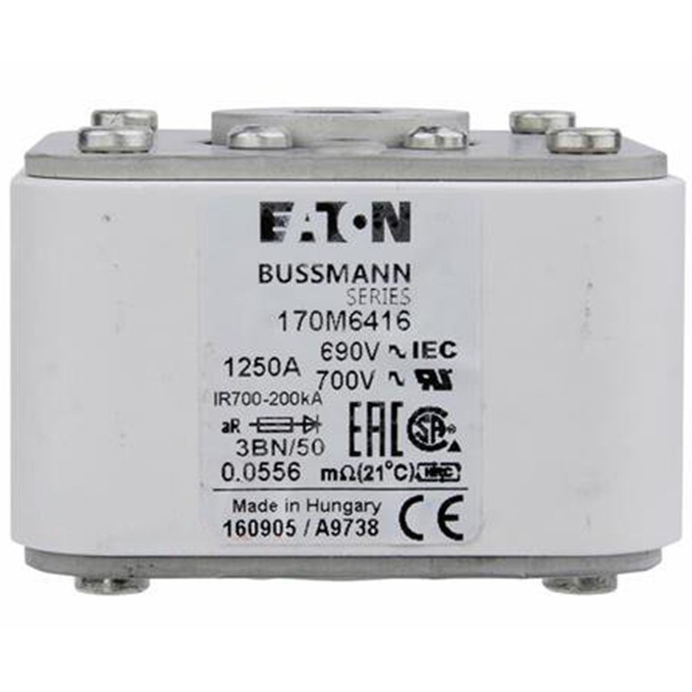 one NEW BUSSMANN 170M6416 FUSE 690V 1250A Free shipping