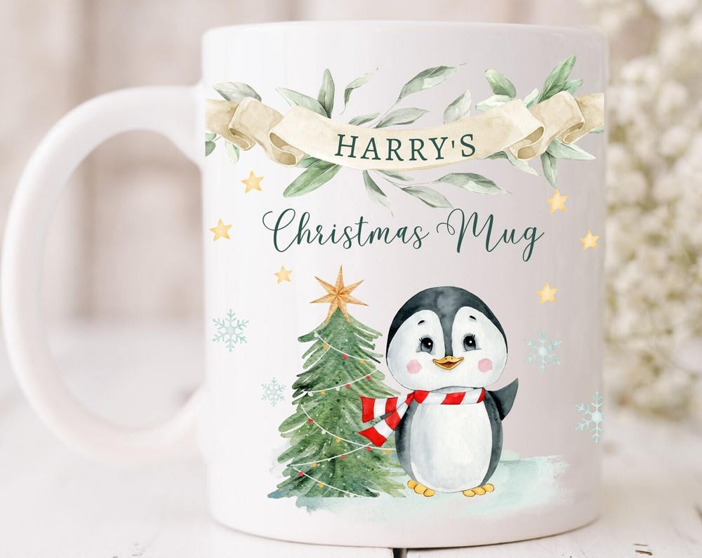 Personalised Kids Christmas Hot Chocolate Mug Gift Idea Christmas Movie Mug