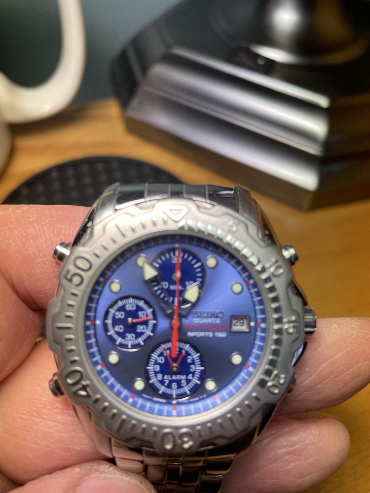 Seiko Sports 150 Alarm Chronograph