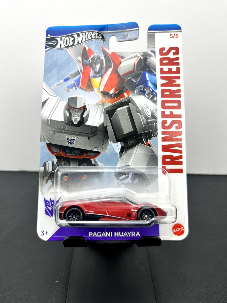 Hot Wheels 2024 Silver Series Transformers Pagani Huayra Red 5/5