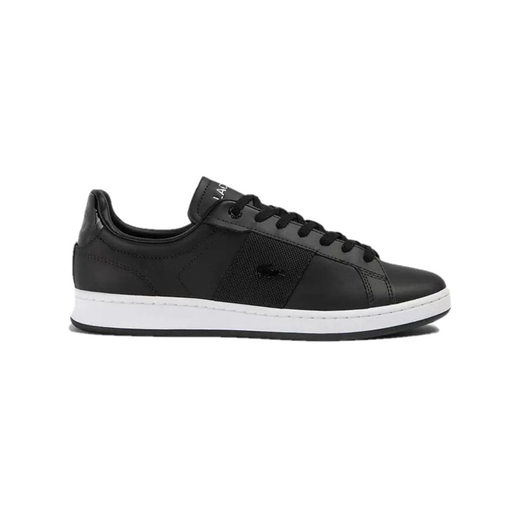 LACOSTE 7-45SMA0046312 - Men's Carnaby Pro (Medium) Black Leather Lifetsyle Shoe