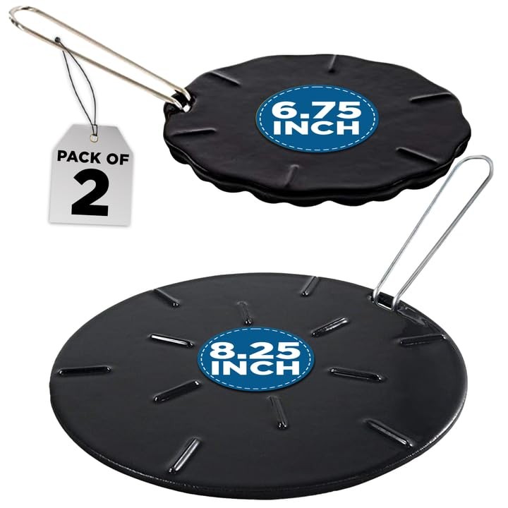 Cast Iron Heat Diffuser for Gas Stove – 2 Sizes Included – 8.25 and 6.75...