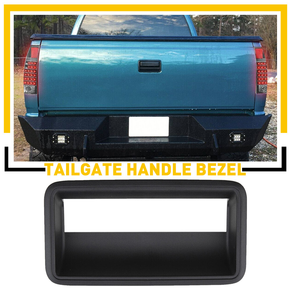 New Black Tailgate Handle Bezel For 88-00 Chevrolet GMC Truck GM1916101 15991786