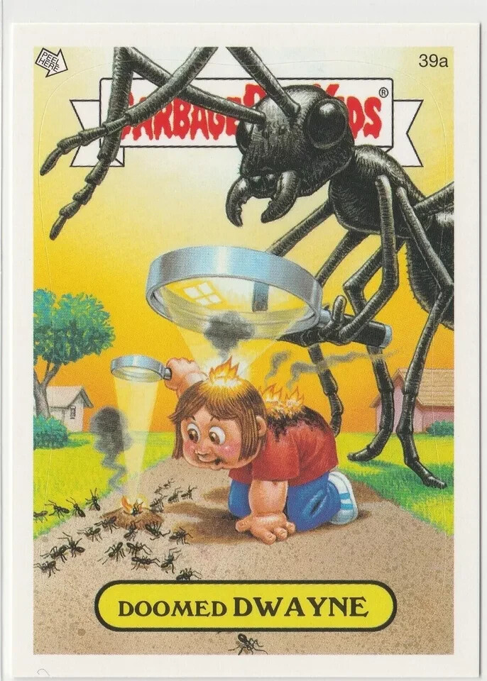 Doomed Dwayne Garbage Pail Kids GPK 2006 ANS5 Series 5 Card