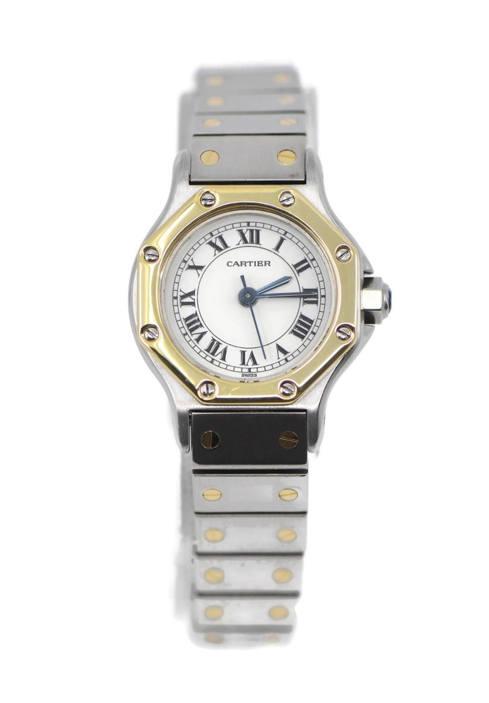 Cartier Santos Octagon 18K/Stainless Steel Watch