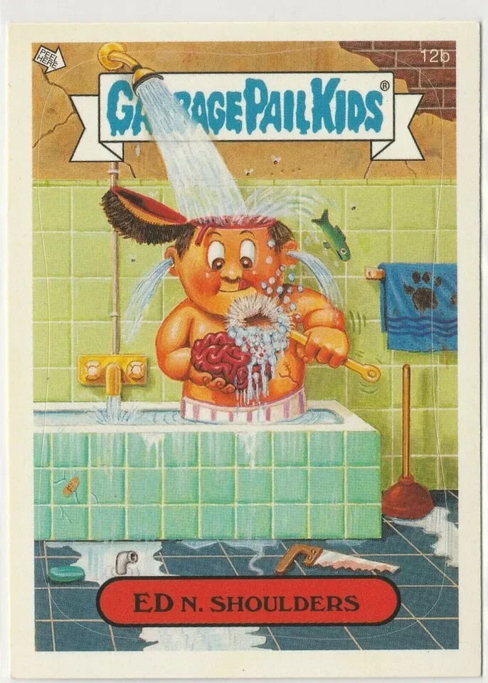 Ed N Shoulders #12b Garbage Pail Kids GPK 2005 ANS4 All New Series 4
