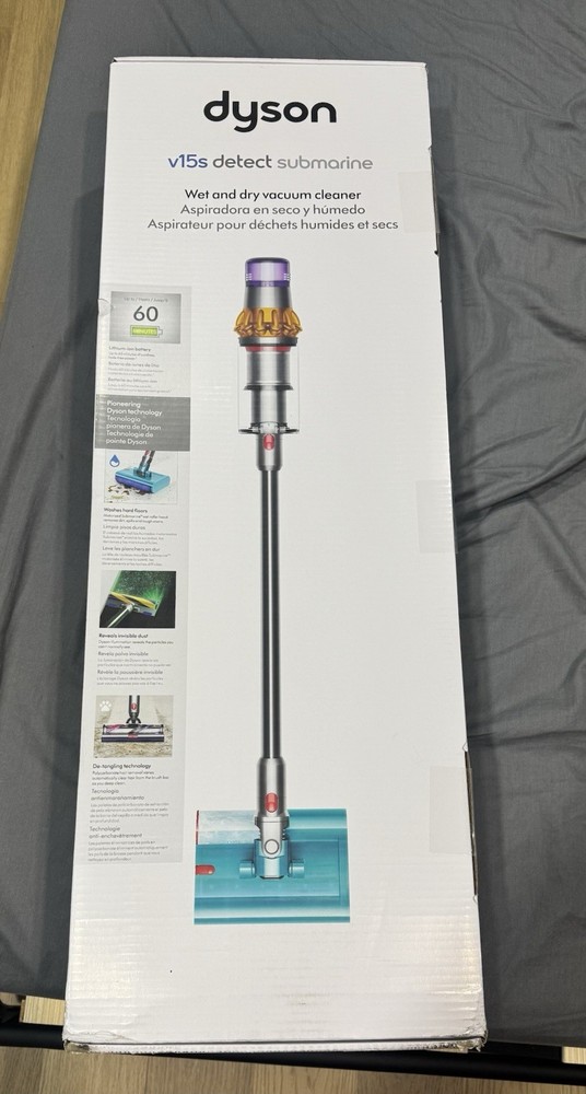 Dyson V15s Detect Submarine Cordless Stick Vacuum with Laser Dust Detection