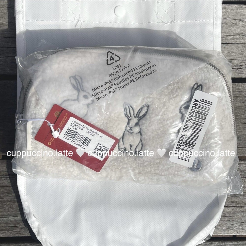 Lululemon Lunar New Year White Rabbit Everywhere Belt Bag NWT  -image