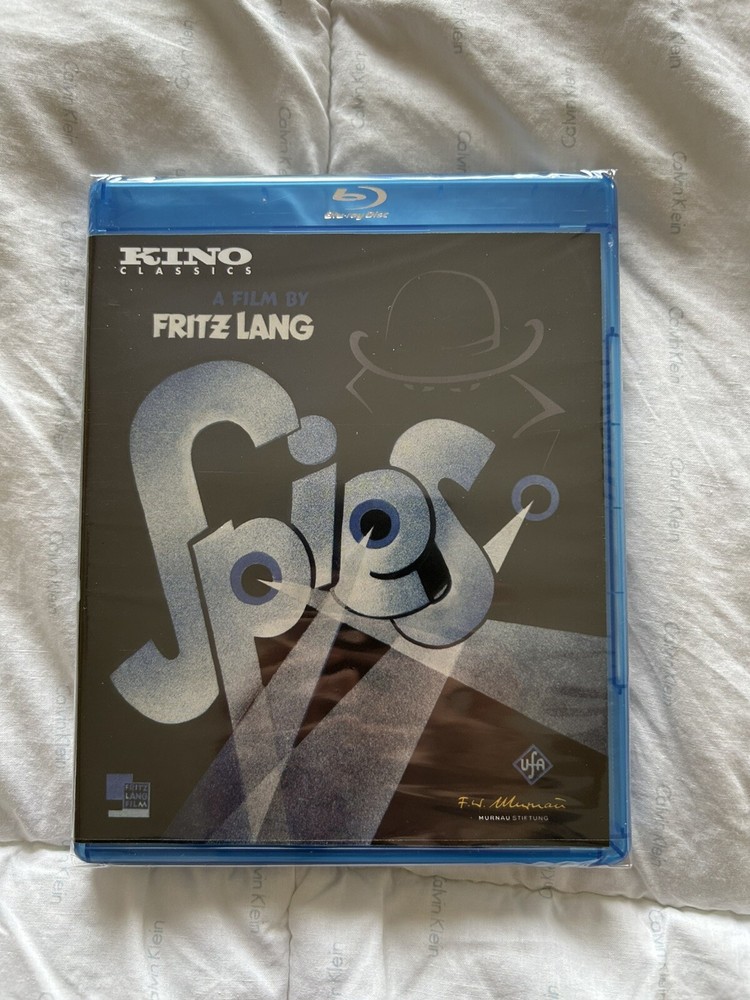 Spies Blu-ray 1928 Fritz Lang Classic Film Brand New Factory Sealed Direct from Manufacturer Original Packaging Vintage Cinema Collectible