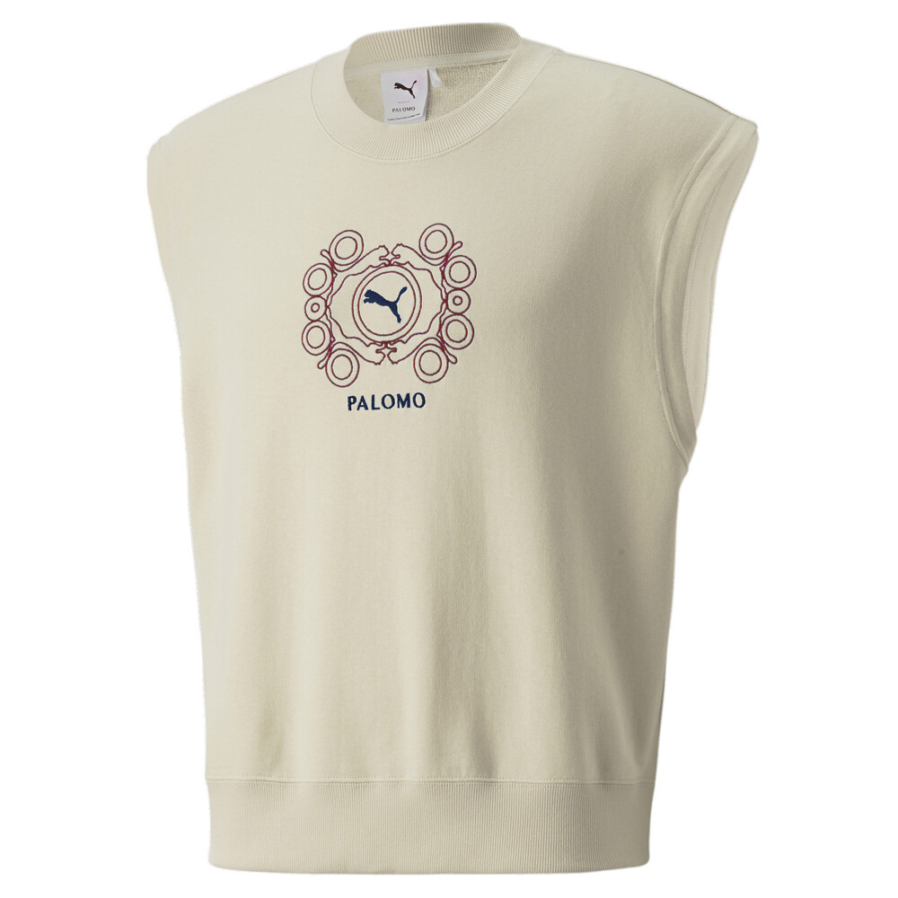 Puma Palomo X Crew Neck Tank Top Mens Off White Casual  Athletic 53596580