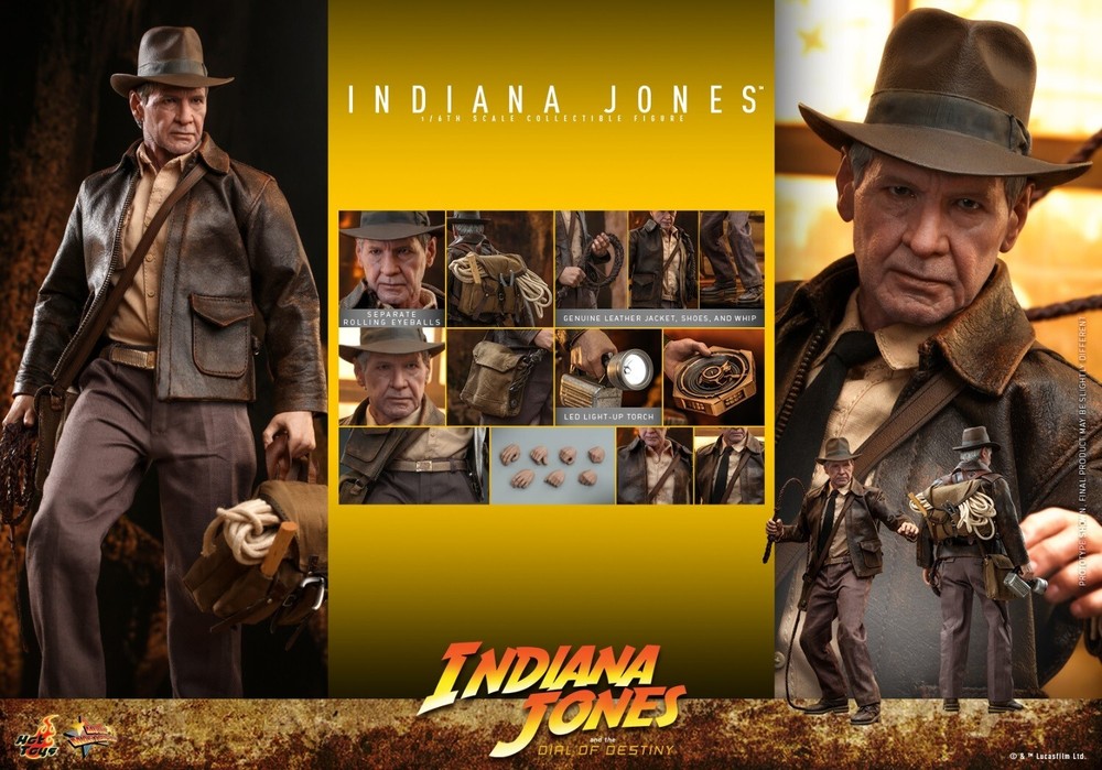 HotToys MMS716 1/6 Indiana Jones the Dial of Destiny Male Action Figure NEW