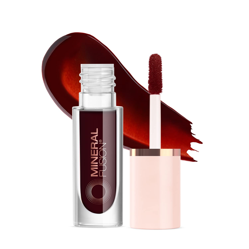 2-in-1 Hydrating Lip & Cheek Stain in Deep Cherry Red Long-Lasting 0.10 Fl Oz