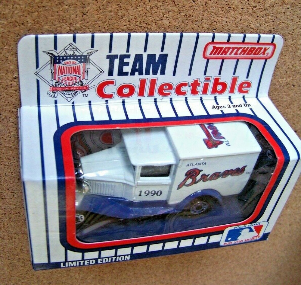 1990 Atlanta Braves White Rose Matchbox diecast truck 1st series c38869