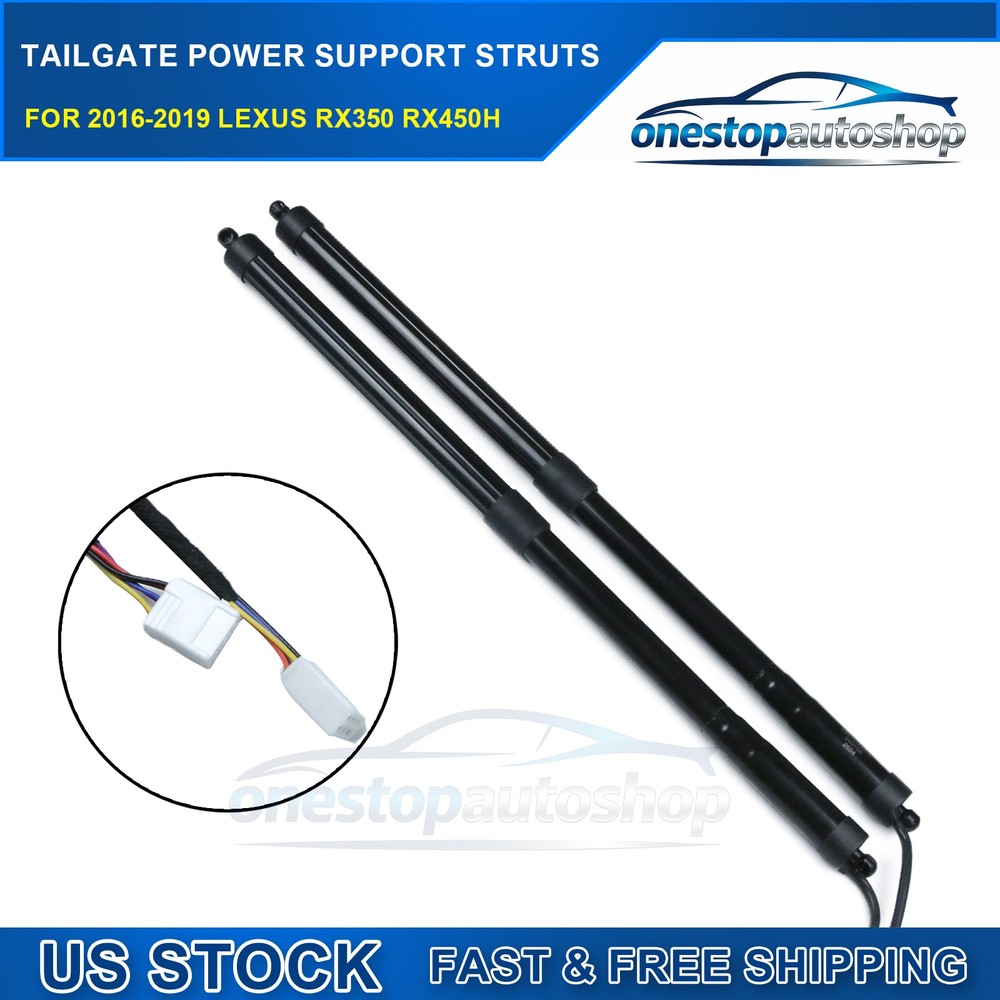 2PCS Rear Left Right For 16-19 Lexus RX350 RX450h Tailgate Power Support Struts