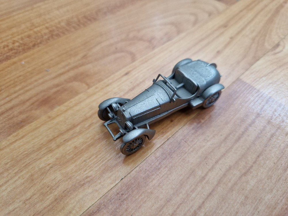 DANBURY MINT CLASSIC 1933 ALFA ROMEO 8C 2300 PEWTER REPLICA MODEL CAR