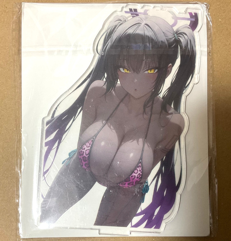 Blue Archive Kakudate Karin Bikini Swimsuit Game Anime Acrylic Stand Panel 15cm