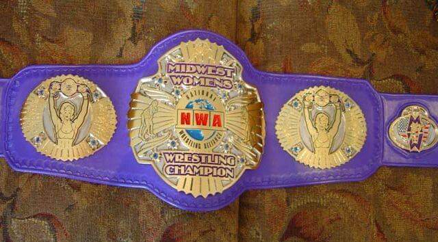 NWA MIDWEST WOMEN'S Heavyweight Wrestling Championship Belt 4mm Zinc