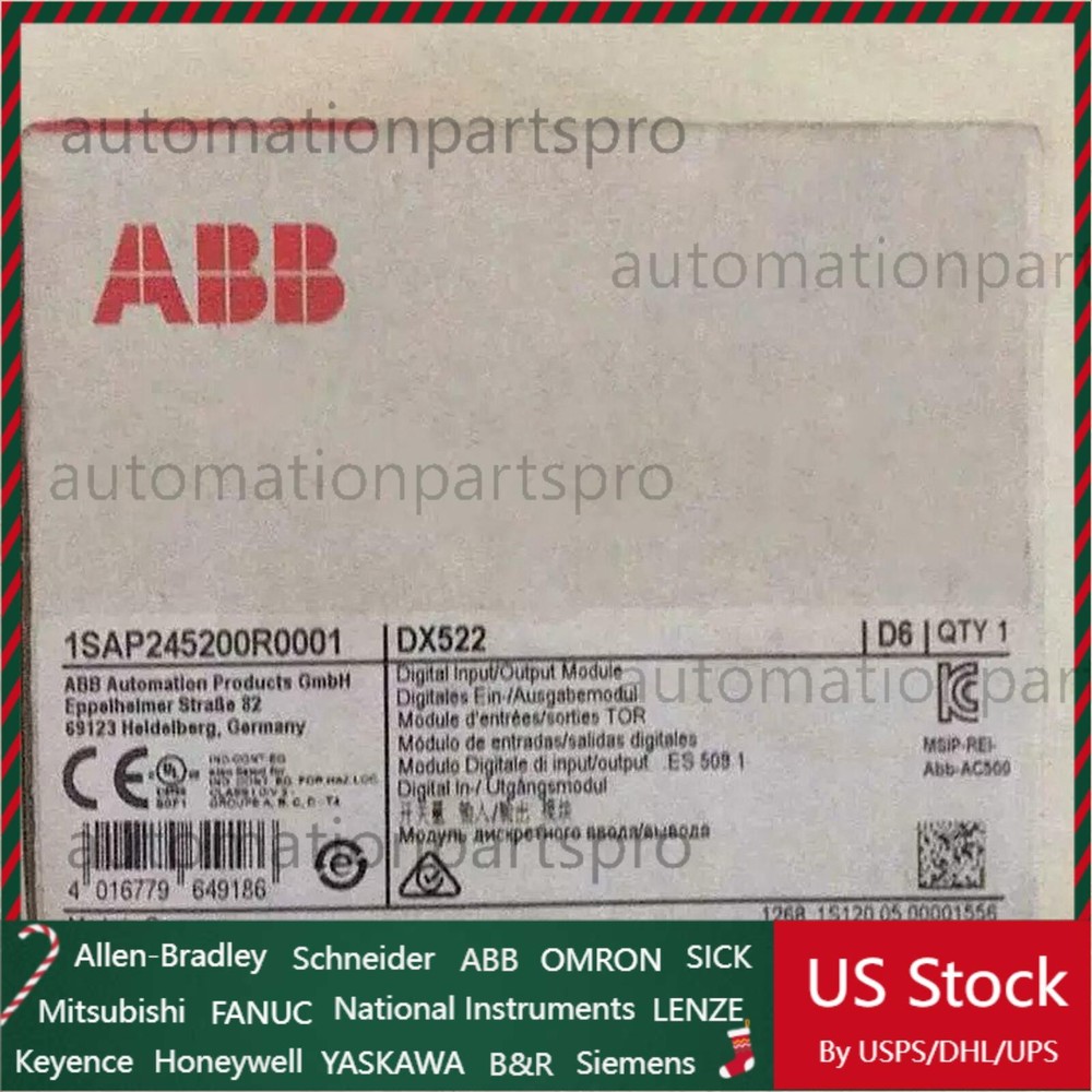 one new abb DX522 1SAP245200R0001 Digital input/output module Free ship #YP1