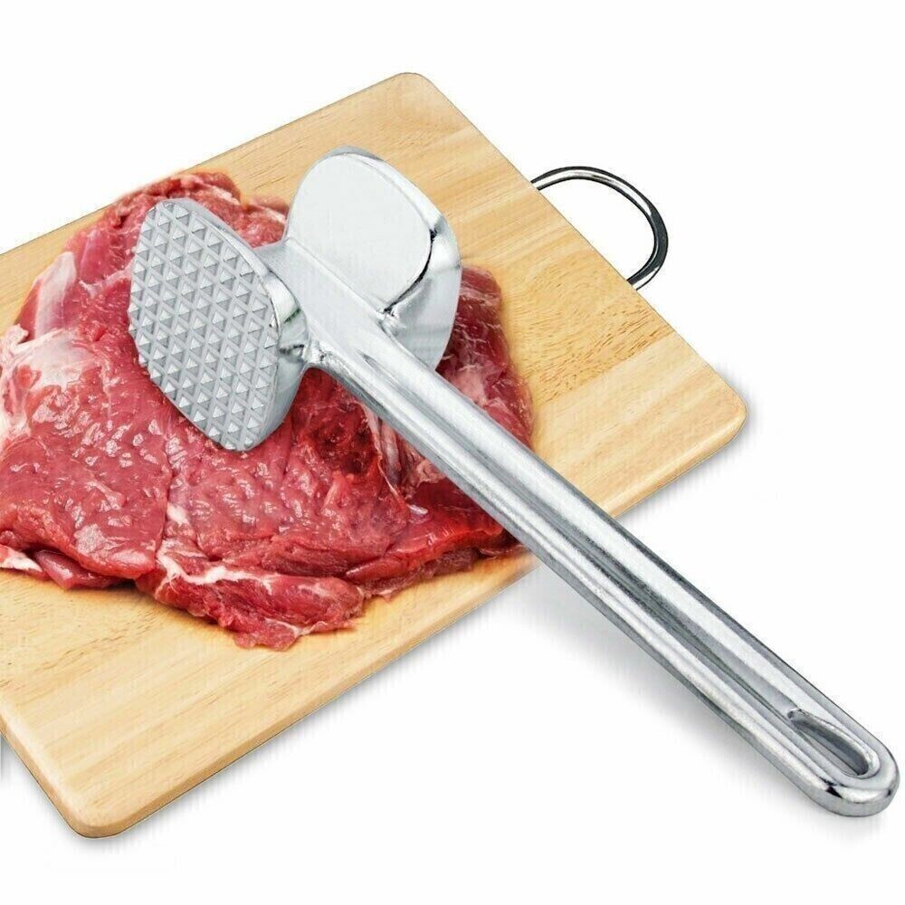 8.9''Steak Mallet Meat Tenderizer Hammer Dual-Sided Heavy Duty Meat Pounder Tool
