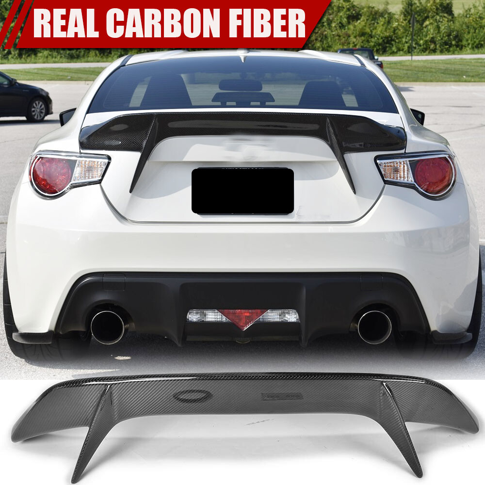 REAL CARBON Rear Trunk Spoiler Wing For Subaru BRZ Scion FRS Toyota FT86 GT86