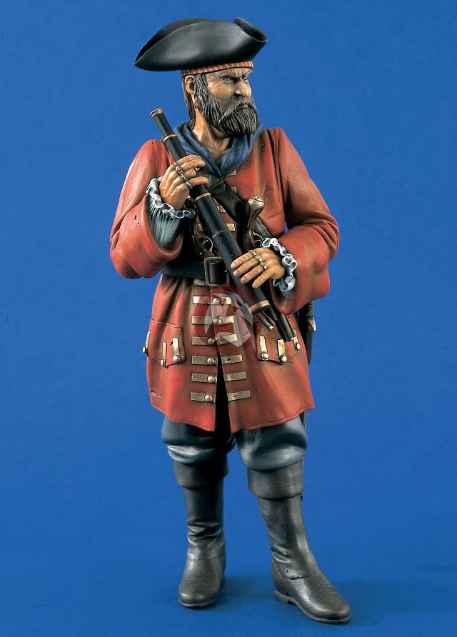 Verlinden 200mm (1/9) Pirate Captain holding Spyglass Monocular [Resin] 1366