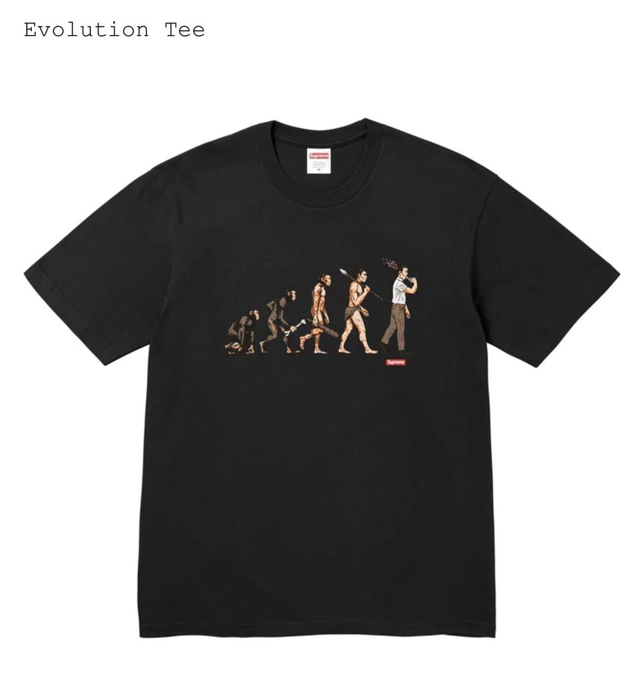 Supreme Evolution Tee L SS26 T-Shirt Mens Black L IN HAND