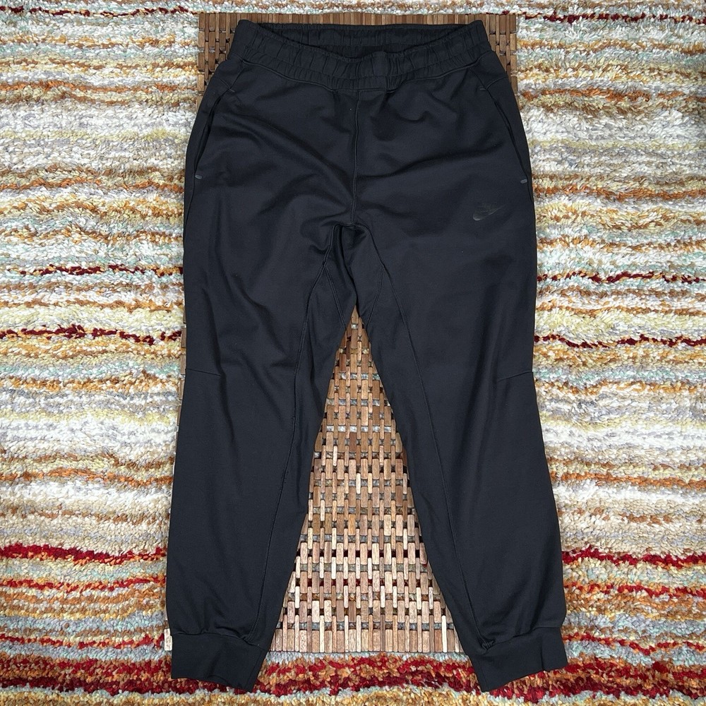 Nike Tech Fleece Joggers Sweatpants Pants Black Men’s Size Large L