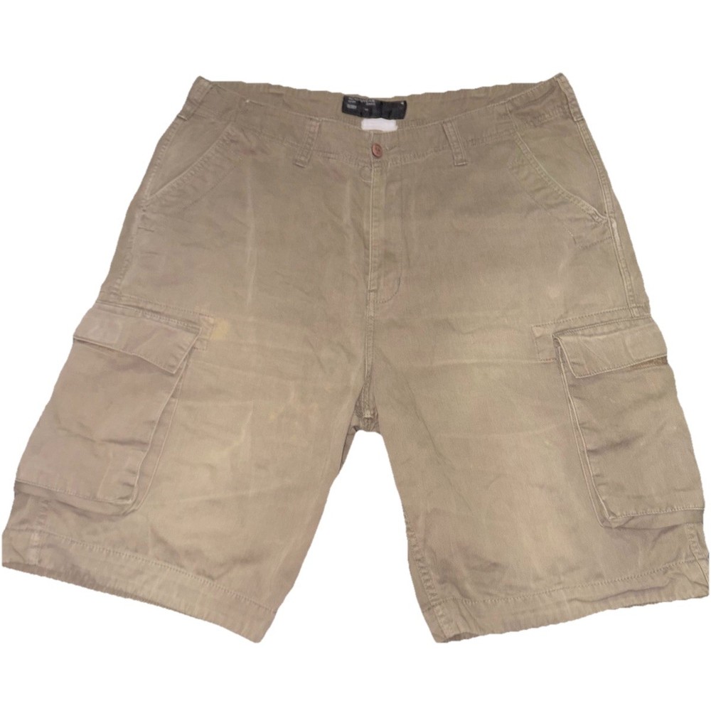 Y2K Rocawear Cargo Shorts Mens 38” Baggy Paratrooper Grunge Skater Streetwear
