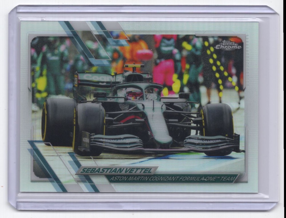 2021 Refractor Sebastian Vettel Aston Martin Cognizant F1 #102