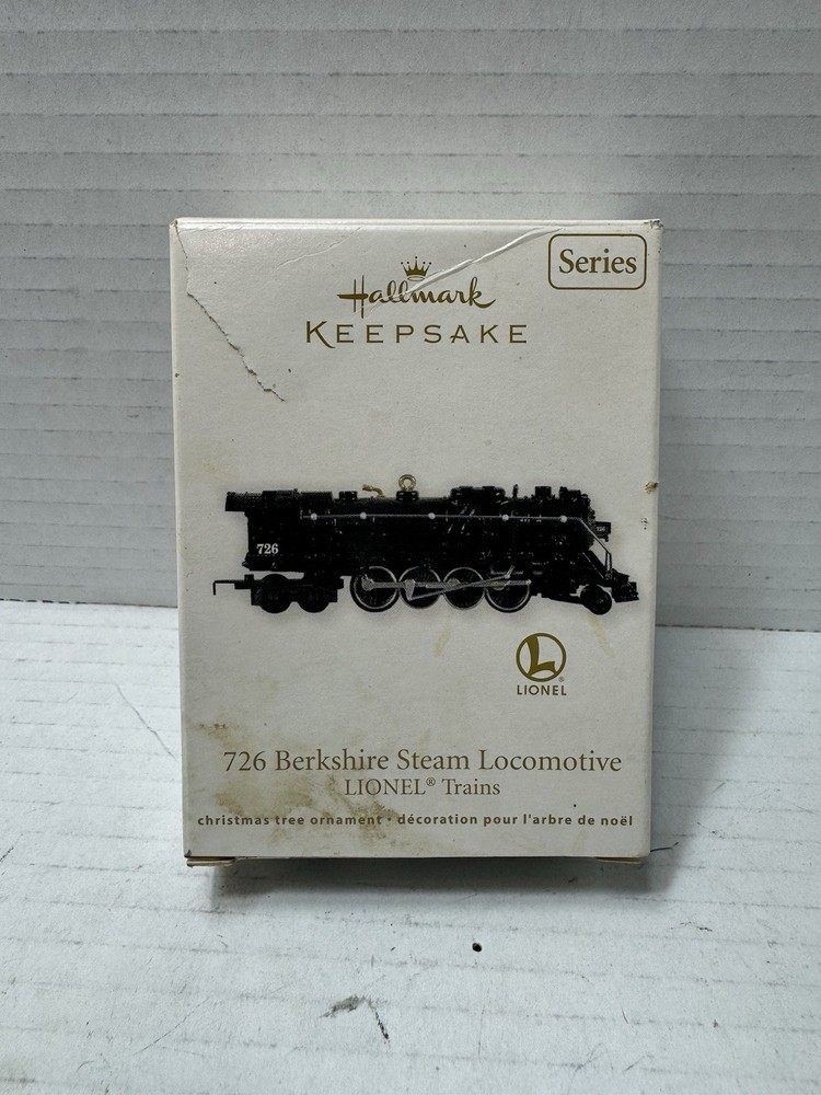 Lionel 726 Berkshire Steam Locomotive N Scale Hallmark Ornament QX8717