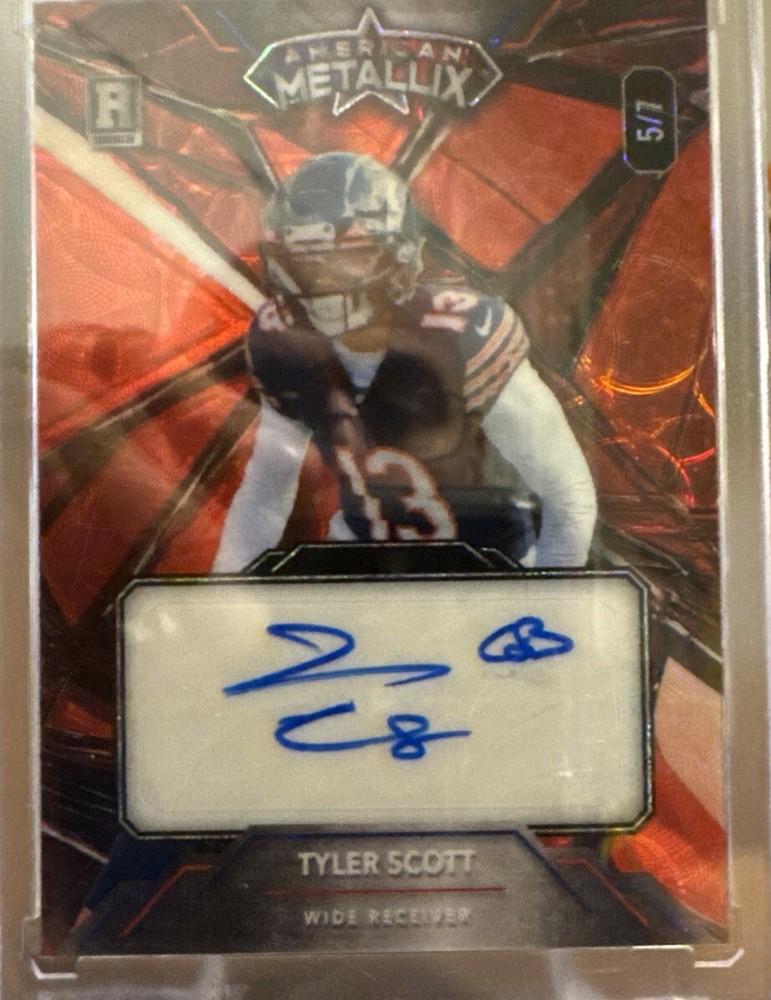 2023 Wild Card American Metallix Tyler Scott Autograph 5/7