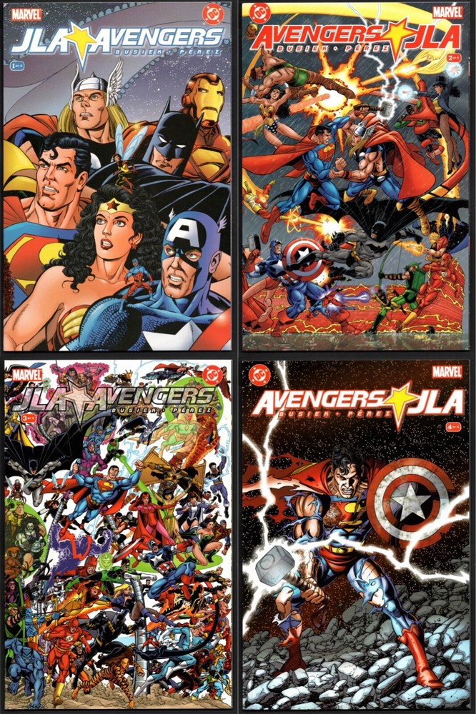 JLA Avengers #1 2 3 4 (of 4) (Marvel DC, 2003) NM George Perez