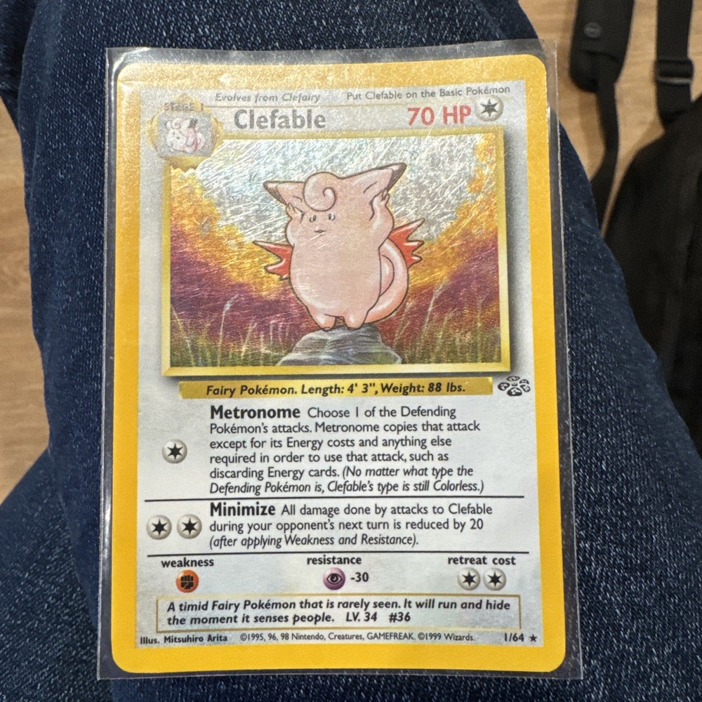 Clefable 01/64 Jungle Holo