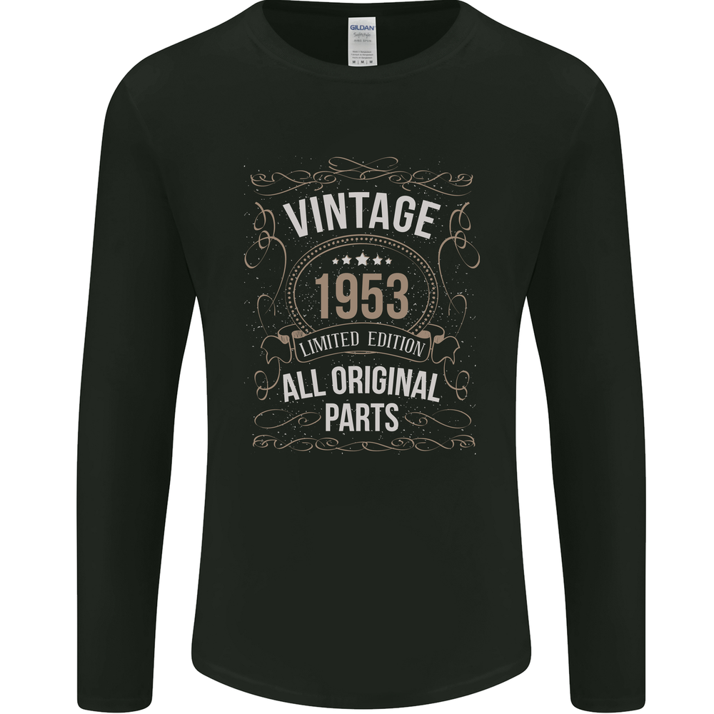 72nd Birthday Limited Edition 1953 Mens Long Sleeve T-Shirt