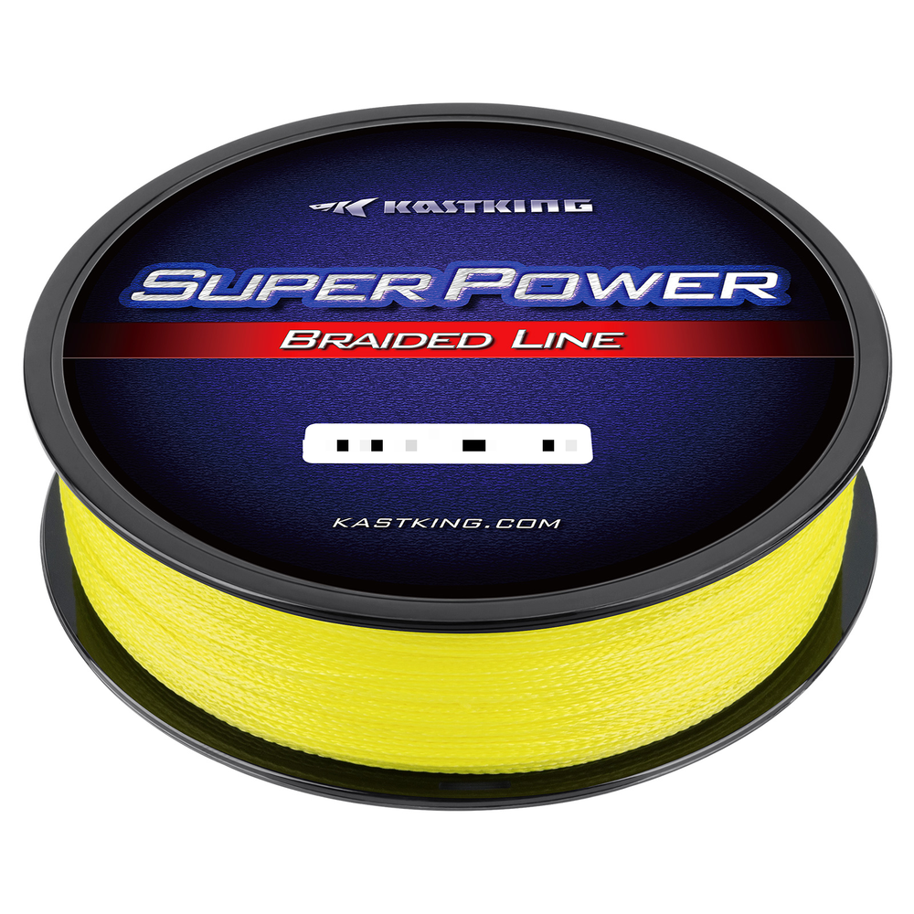 KastKing SuperPower Braided Fishing Line 150Yards 40LB Yellow Fishing Line