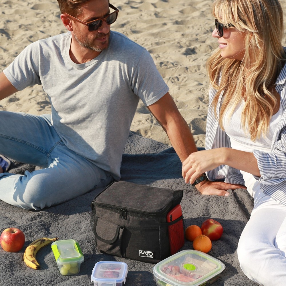 Insulated Lunch Bag for Adults Hot Cold Food Thermos Tote Box Men Women